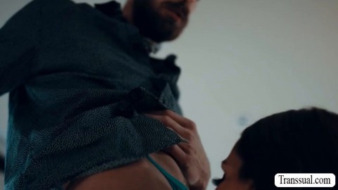 Straight stepson analed by Trans woman