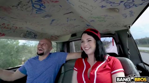 Charming Amateur Slut Aurora Roseris Gets In The Van To Be Fucked Porno De Jovencitas