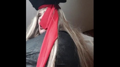 Watch Susi as sexy pirate playing with huge tits