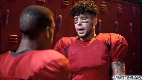 Mad Fuckers Adrian Hart and Joseph Castlian have gay sex in locker room