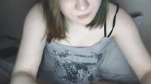 Petite Stepsister fingering herself to orgasm