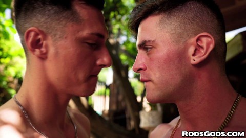 Trevor Brooks keeps fucking while Tristan Hunter jerks