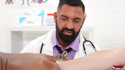 Wrex Wylde asshole is open for two fist of Dominic and Nathan