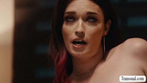 Stepbro analed his skinny TS stepsister