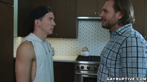 Hans Berlin ass is open wide for twink Isaac Parker