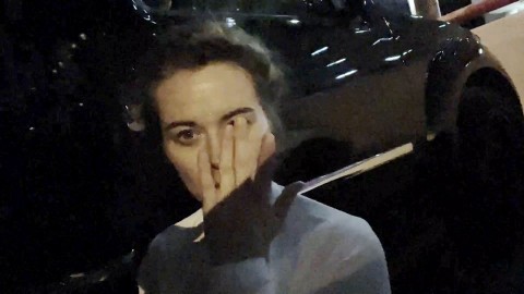 Risky public blow job