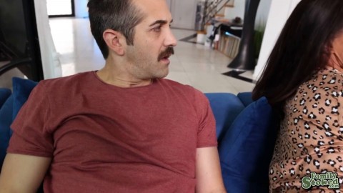 Sofie and Maya on all fours sucking Donnie and Rico’s cocks!