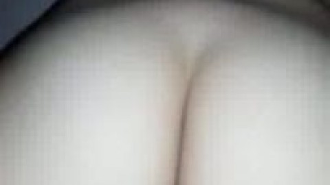 White bbw giving a late night blowjob to bbc Homemade