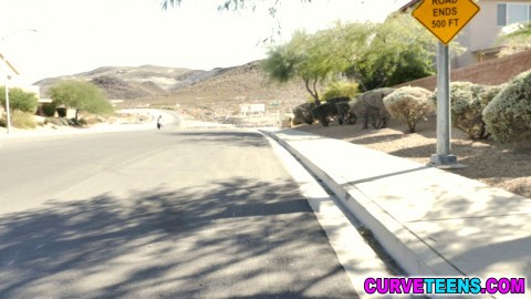 Hippie girl with amazing curves fucked in kitchen