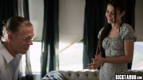 Perverted older guy likes naughty big ass teens but Kylie Rocket the most!