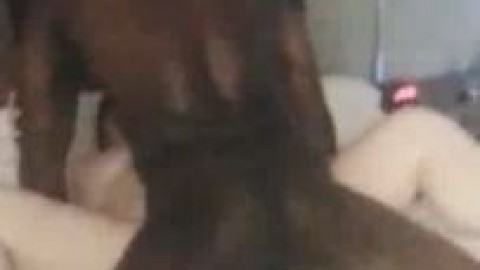 Husband talks wife into taking BBC creampie