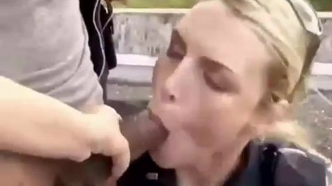 Blonde Sucking Blowjob