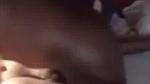 Petite Wife Takes on Big Black Stud Rough and Hard