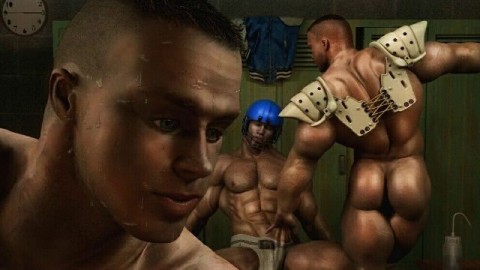 Muscular Males 3D Like It Big