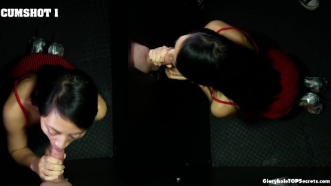 Asian Salee anonymous blowjob to cum POV style