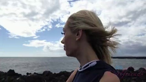 Beautiful Blonde Stranger Sky Pierce Pissing For The Camera Red Xxx