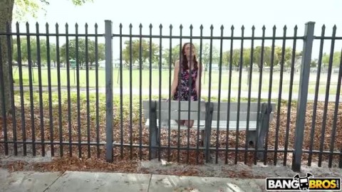 Gracie Mayy With Small Tits Enjoys While Being Fucked In The Car Pussy Cumming