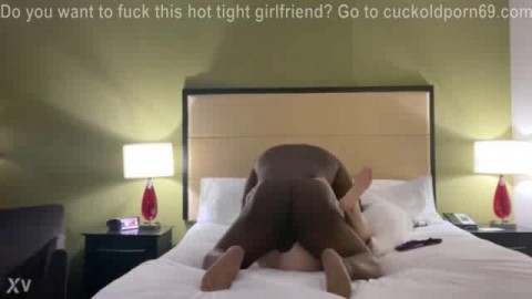 Cheating Wife Rides BBC and Gives Deepthroat Blowjob