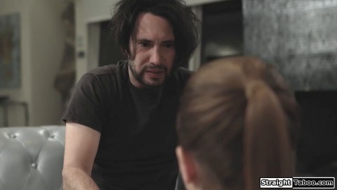 Robot stepdaughter is facefucked and banged rough by stepdad