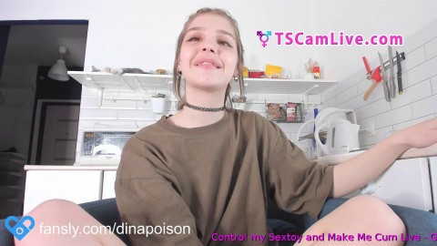 Captivating Trap Girl SheBabe flogging her prick at Live Webcam Show Part 2