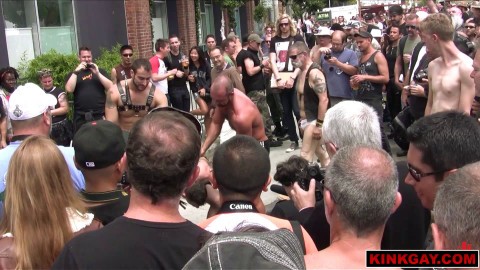 Crucified and humiliated in front of thousands of people!