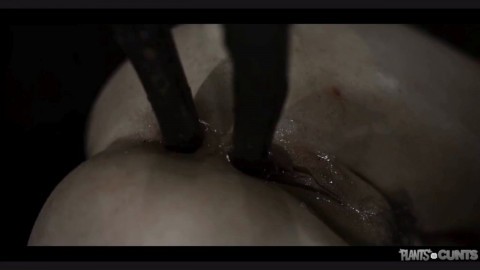 Alice Peachy fucked roughly In the bootyhole by big dick plant monster