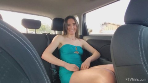 Solo Sofi Wearing High Heels Enjoys While Fingering Her Twat Awesome Tits